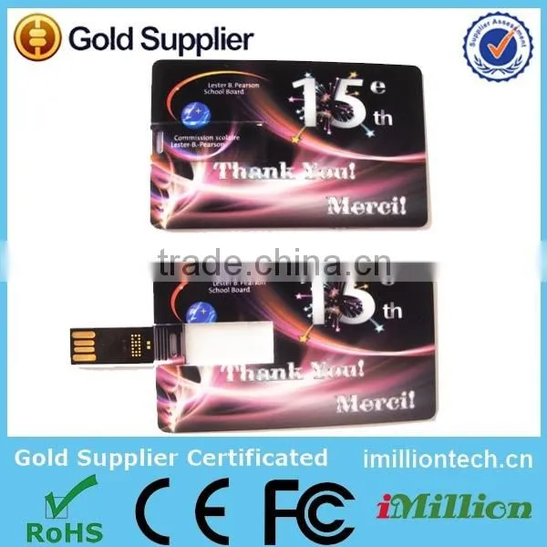 High Quality Plastic Credit Card Usb Flash Drive With Your Logo photo-2