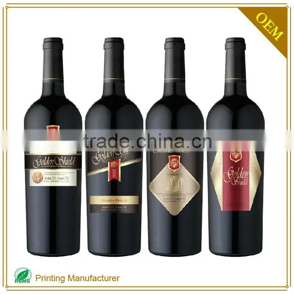2015 Luxury Wine Sticker Label Paper Custom For Global Customers China Manufacturer photo-5