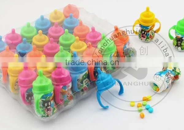 Press Candy In Nipple Bottle, Feeding Bottle With Candy photo-2
