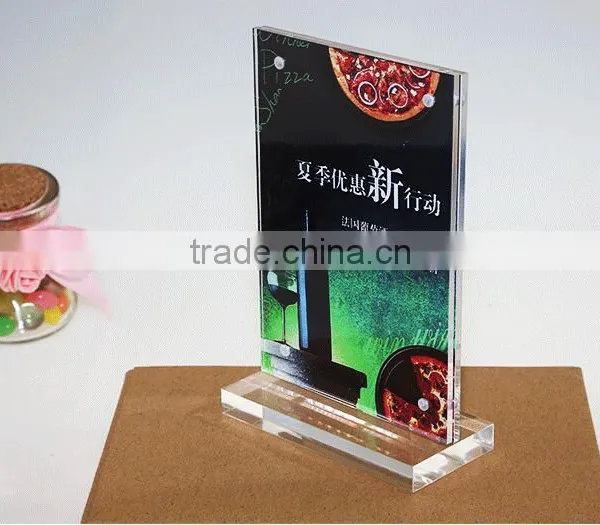 Acrylic Desktop Menu Display Stand/holder photo-4