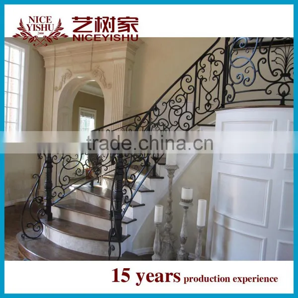 Wrought Iron Designs Wholesale Galvanized Stair Railings Design / Iron Handrails Designs photo-3