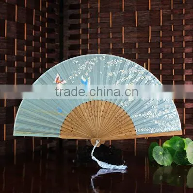 Perfect Party Farvor Flower Floral Hand Fan for Wedding Party Decor Gifts photo-3