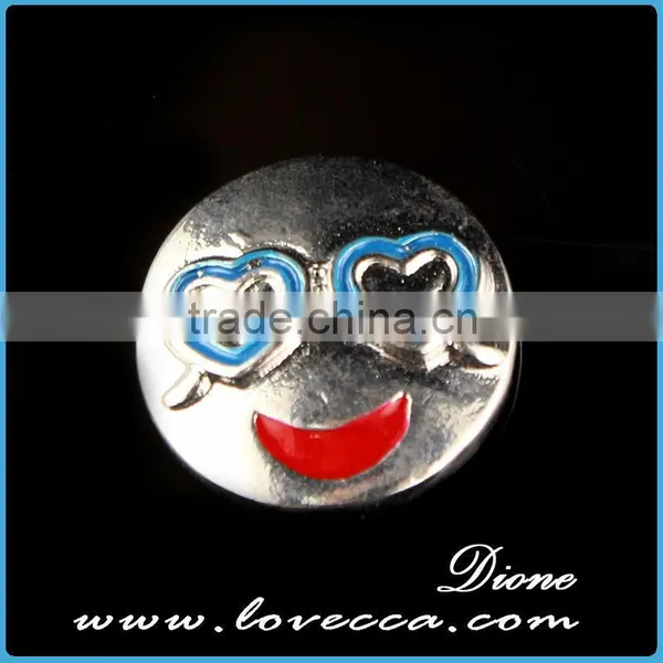 Heart Cover Button 20mm Snap Buttons Fashion Jewelry for Sale photo-3
