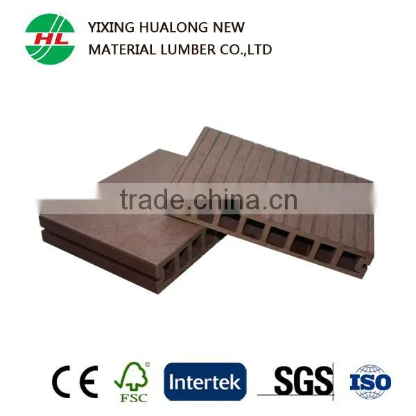Hot Sale WPC Decking Anti-UV Wood Plastic Composite Outdoor Flooring With Wood Grain photo-2