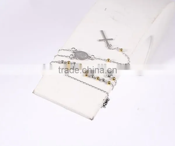 High-grade Fashion Accessories Christmas Discount Dither Beads Thin Long Chain Necklace photo-5