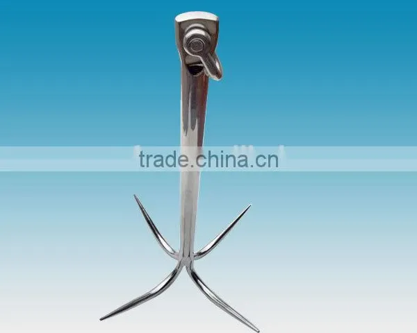 Small Grapnel Fingernails Four Claws Fishing Anchor photo-3