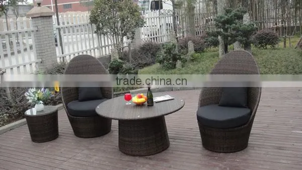 Amazing Single Sofa Set Garden Wicker Sofa Furniture Design photo-5