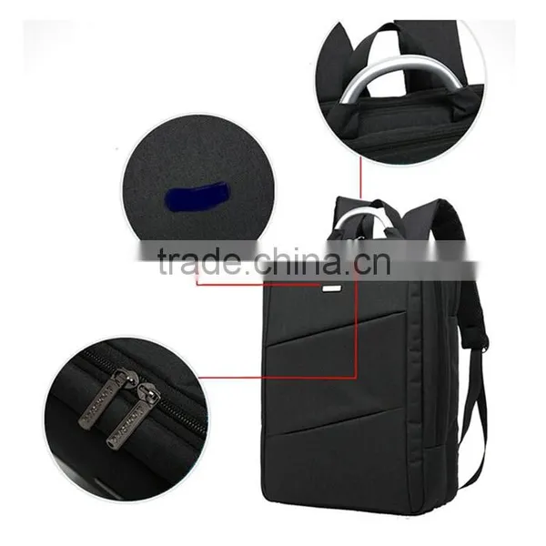 Custom Shockproof Canvas Laptop Backpack Travel Bag