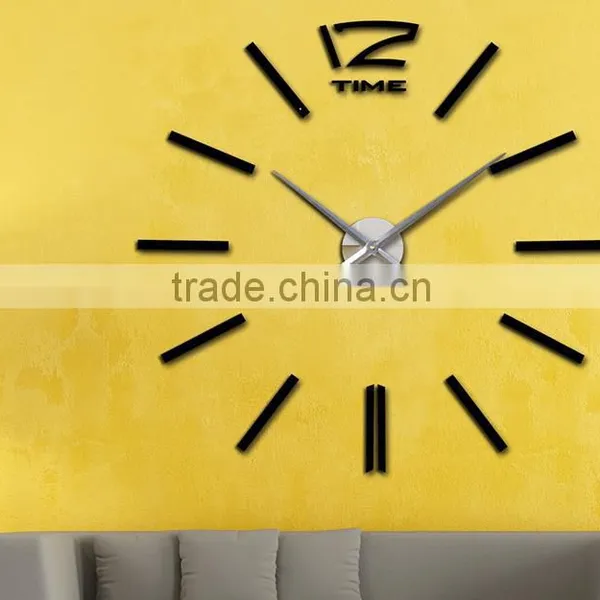 120cm Diameter 3D EVA Wall Sticker Clock Promotion Gift Modern Design Art Clock! photo-5
