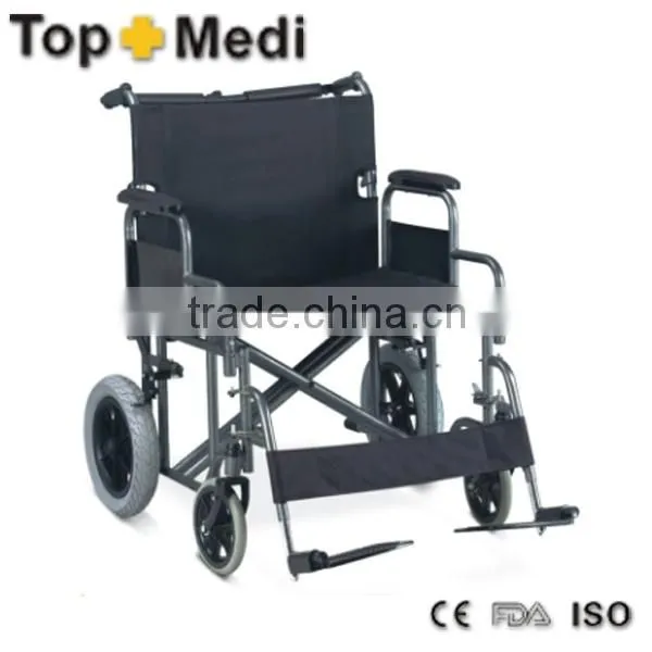 Rehabilitation Therapy Guangzhou Manufacture Seat Widen Manual Bariatric Wheelchair