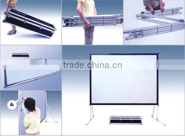 200 Inches Front and Rear Fast Fold 16:9 Projection Screen photo-5