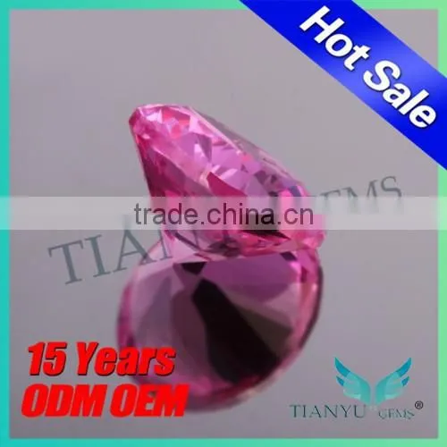 Wuzhou Wholesale Synthetic Diamonds 3# Ruby Gemstone, Synthetic Corundum Rough, Rough Ruby Corundum photo-2