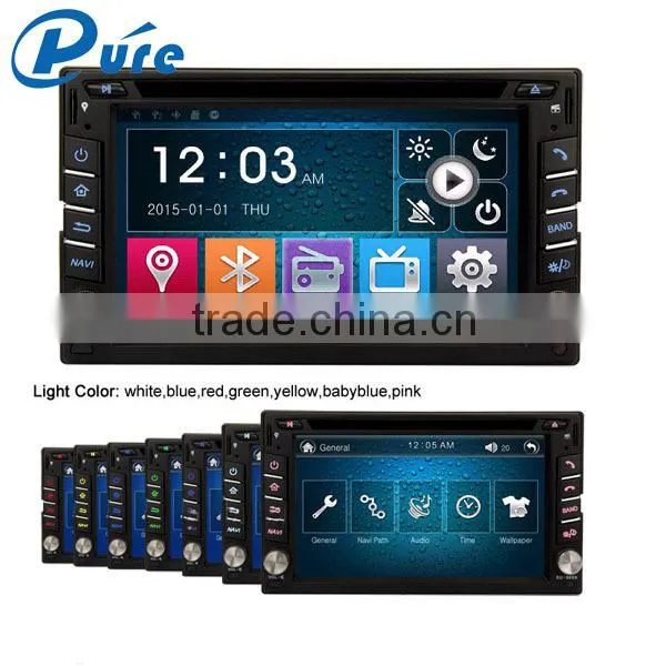 6.2 Inch WinCE 6.0 Car Radio GPS Car DVD Bluetooth Player With 800*480 Pixels/256M RAM photo-4
