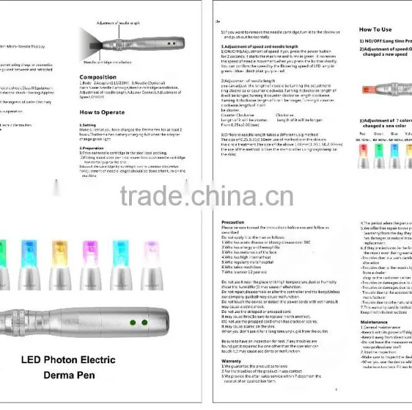 Factory Wholesale Rechargeable Led Dr. Pen Dermapen for Sale photo-6