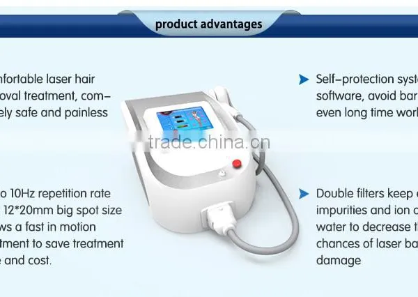 13 Years Experience Permanent Skin Tightening Portable 808nm Diode Laser Hair Removal Beauty Equipment Machine photo-4