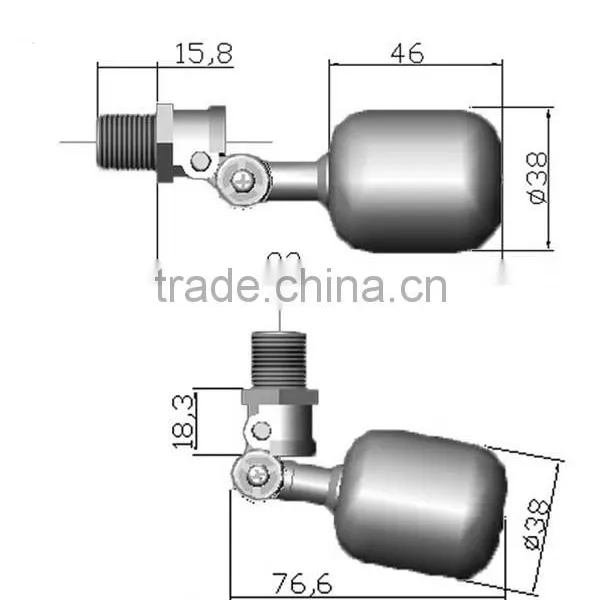 MR-DN10WK-T MINI 3/8"inch Shut off Valve photo-3