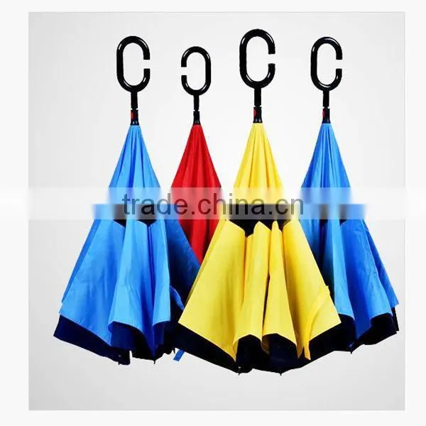 2016 Fashion Double C-shaped Phone-Brella Sunny or Rainy Umbrella photo-2