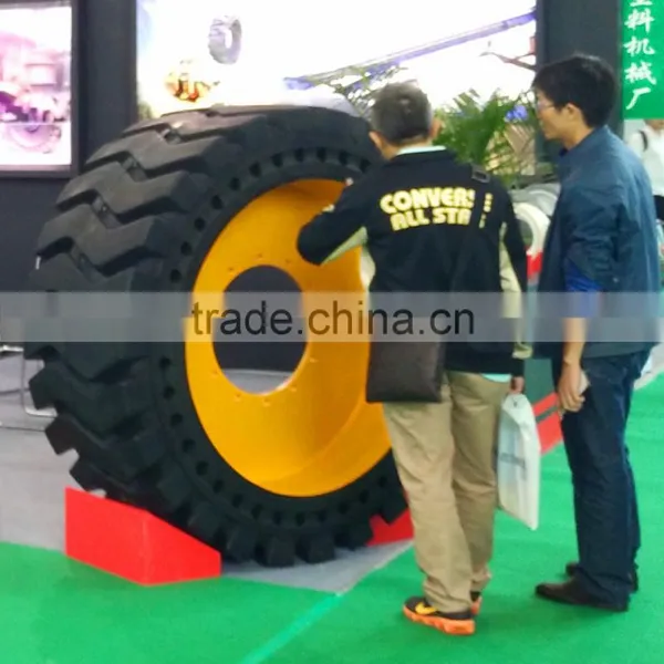 Airless Truck Tire Solid Vehicle Tire 17.5-25 20.5-25 for Mining Machine Parts