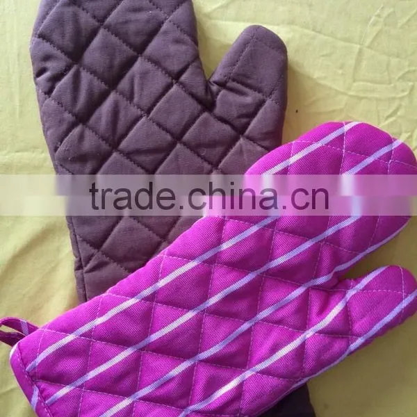 100% Cotton Machine Washable Heat Resistant Everyday Kitchen Basic Microwave Oven Mitt photo-5