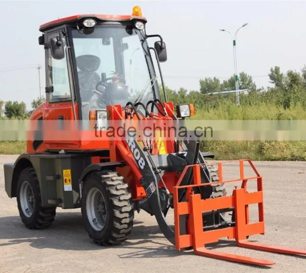 EVERUN Farm Tractor/ ER08 Loader /Mini Wheel Loader--CE Hoflader for Sale photo-3