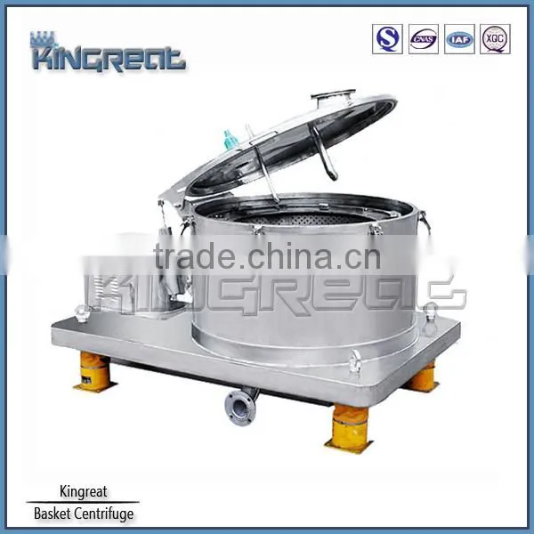 High Performance Filter Bag Centrifuge Basket Type