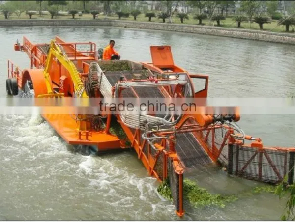 Best Selling Dredger/water Hyacinth & Reed Cutting Ship/floating Garbage Cleaning Boat/ships for Sale photo-4