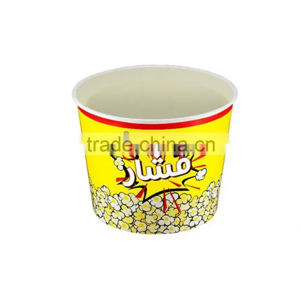 Cheap Eco Food Grade Transparent Plastic Popcorn Bucket With Lid photo-2