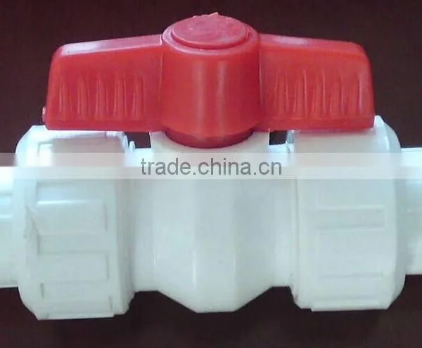 Cheap Best Price Ppr Valve, Plastic Double Union Ball Valve photo-3