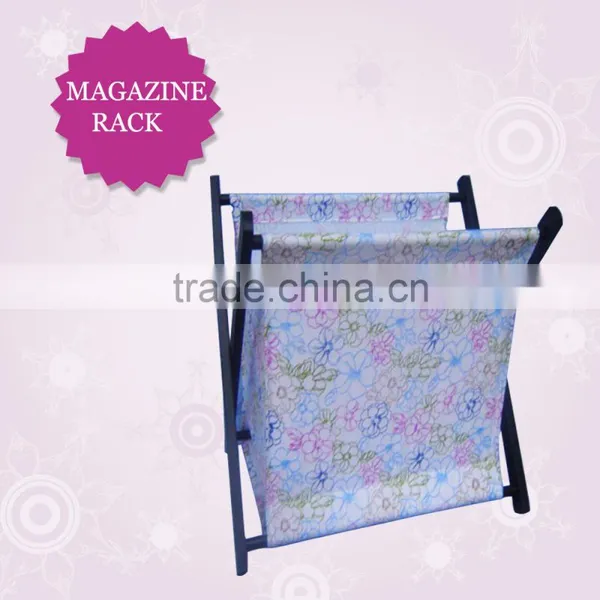 2016 Pine Wooden Magazine Display Rack, Foldable Rack, Wooden Magazine Racks for Sale