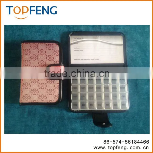 7 Days Wallet Pill Box/colorful Notebook Pill Box photo-6