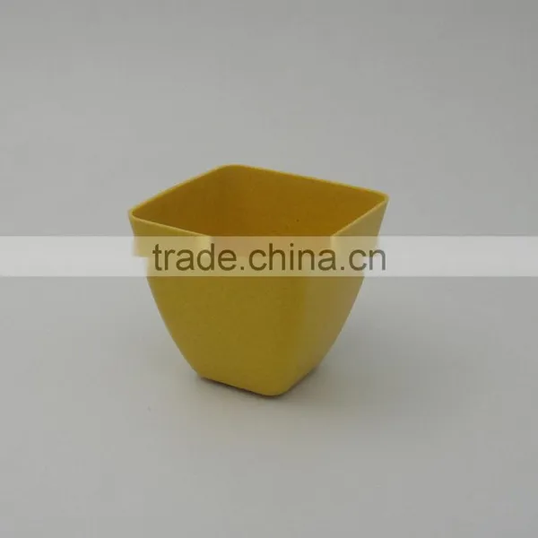 2016 Hot Sale Eco Bamboo Fiber Mini Flower Pot photo-5