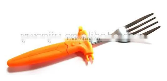 Wholesale Stock Small Order Plastic Handle Knife/Fork/Spoon photo-2