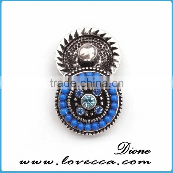 Trendy Snap Button Pendant Jewelry,Wholesale Fashion Snap Press Button Leather Bracelet,Alloy Snap Button photo-2
