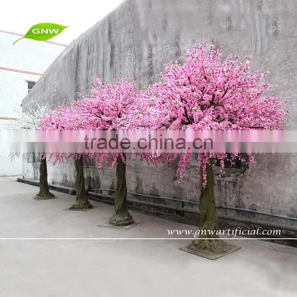 GNW BLS014 Cherry Blossom Trees Silk Flower Indoor Home Decorative Artificial Tree photo-2