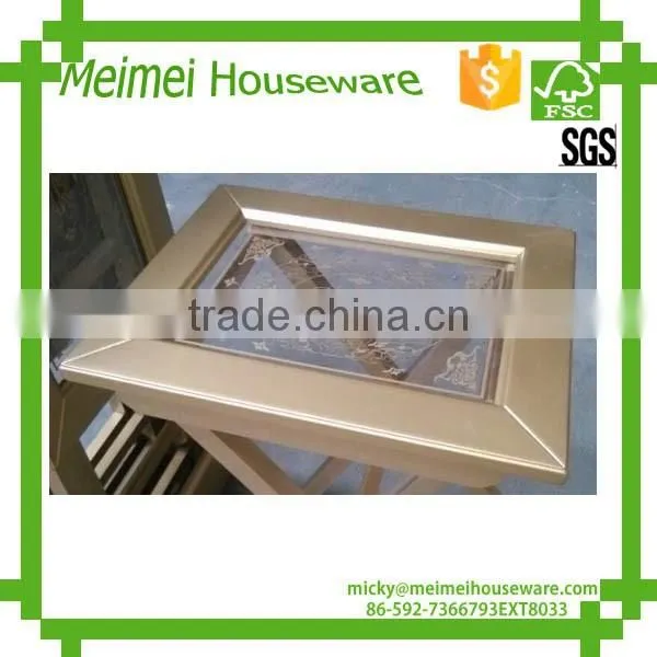 4PCS Suitcase Picnic Tables With Acrylic Top/folding Picnic Table photo-2