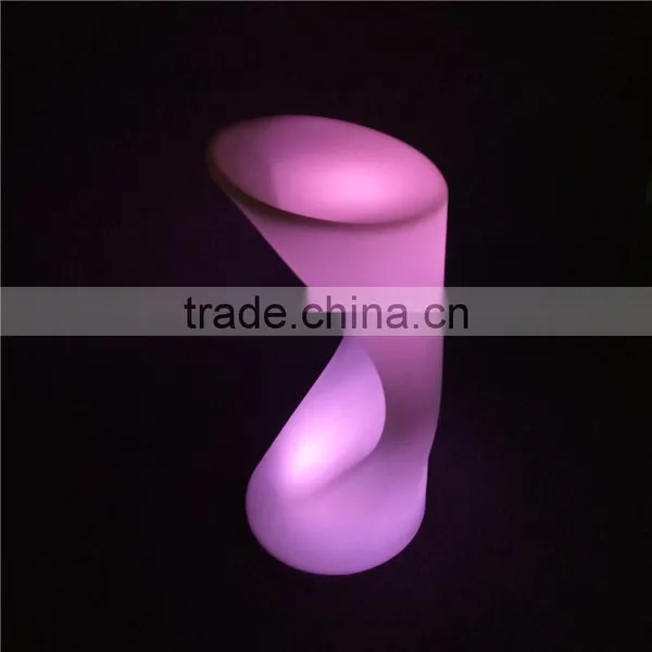 Nightclub Furniture LED Illuminated Bar Furniture Popular High Commercial Bar Stools photo-3
