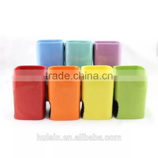 Creative Square Shape Biscuit Mug With Funny Face photo-4