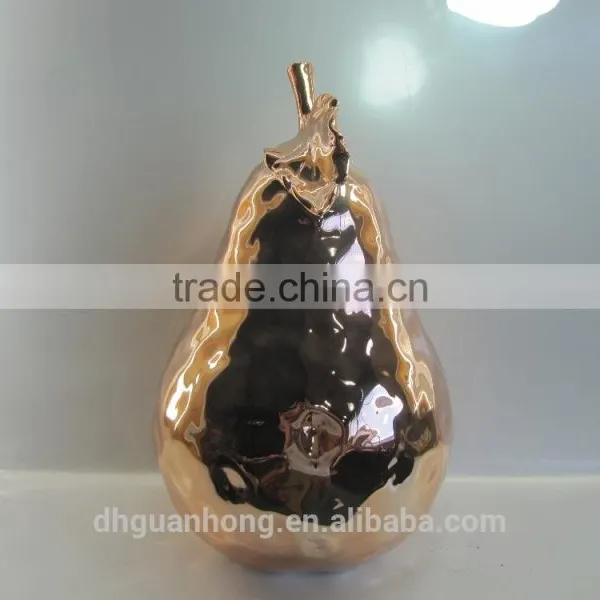 New Pear Design Indoor Ceramic Fruit Ornaments photo-2