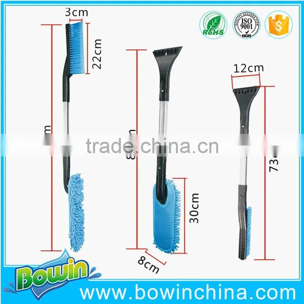 Hot Sell New Style 3 in 1 Plastic Ice Scraper With Brush in China