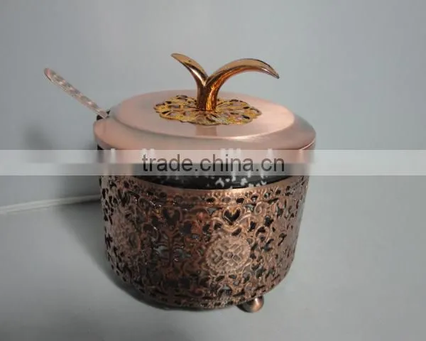 SGB-19 Sugar Pot Antique Brass Style photo-2