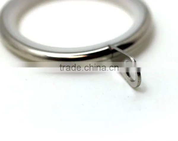 Curtain Rod Ring Low Noise With Fixed Eyelet Inside Diameter D35mm Brushed Nickel Plated photo-4
