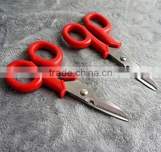 61100 Electrical Scissors,Fiber Optic Shears Wire Cable Cutter Scissors photo-6