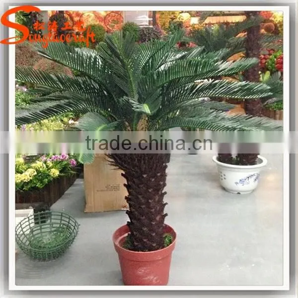 Indoor Evergreen Ornamental Plants Cycas Revoluta Artificial Fake Plastic Evergreen Trees for Home Decor photo-4