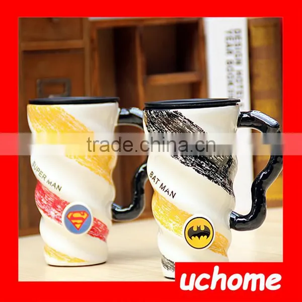 UCHOME Thread Coloured Drawing Promotional Coffee Mug With Lid photo-6