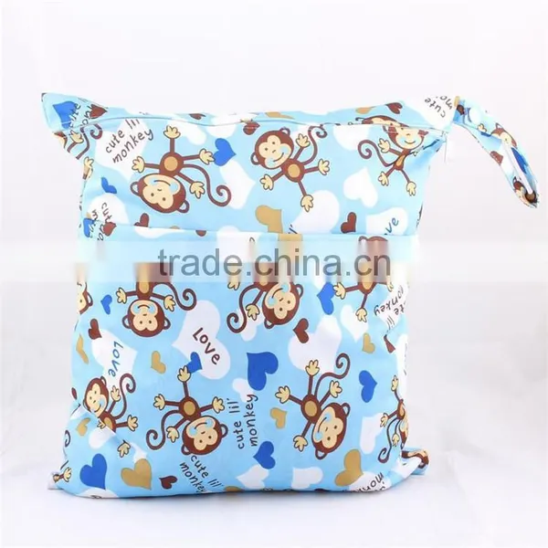 Good Quality Reusable Wet Bag Wholesale Baby Diaper Bag photo-2