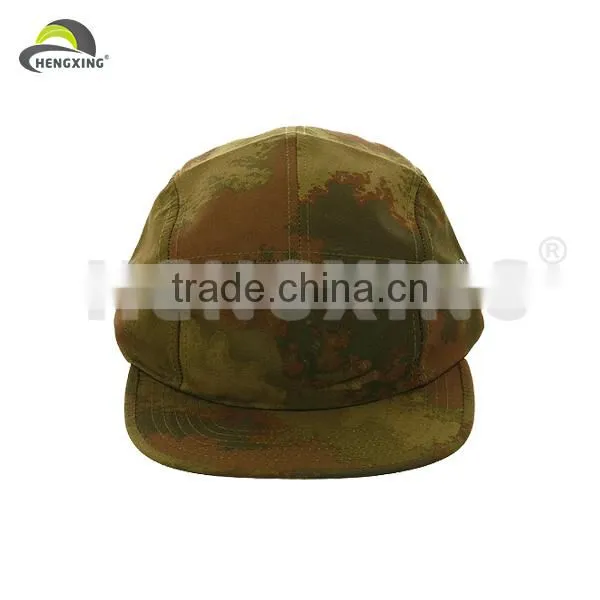 Print Plain Five Panel Cap/Blank 5 Panel Cap And Hat With Leopard Print photo-2