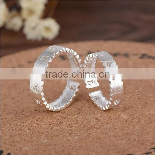 Matching Love Heart Shape Women and Mens Engagement Rings High End Titanium Steel Finger Rings for Valentine's Gifts photo-5