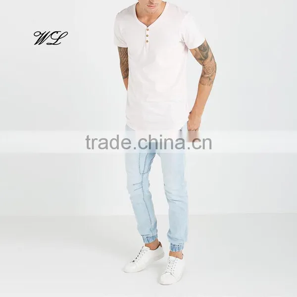 Men Denim Fabric Harem Jean Pants Cotton/Spandex Customised New Man Jeans photo-4