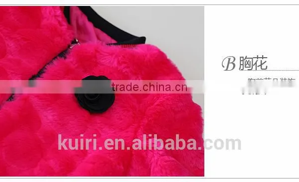 Jackets and Coats Thick Warm Faux Fur Coat Long Sleeve Kids Winter Jacket Girls Fur Coat photo-4