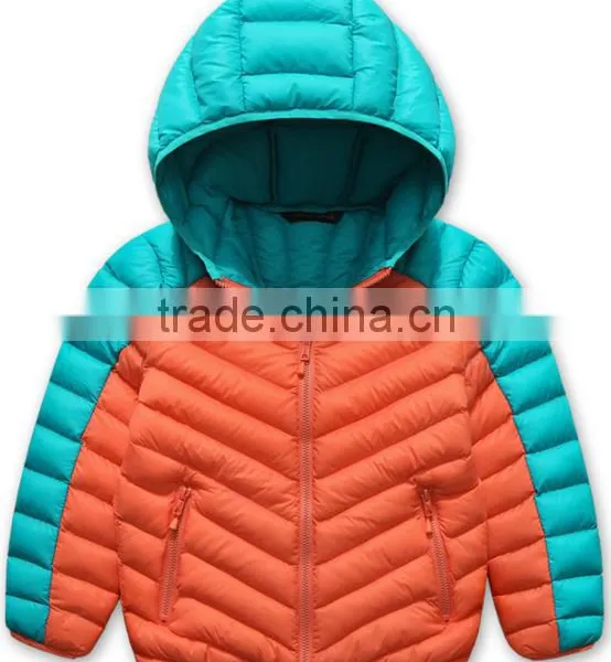 Children and Baby Winter Clothes/custom Quality Kids Winter Blank Varsity Duck or Goose Down Feather Jackets/kids Snow Jackets photo-3